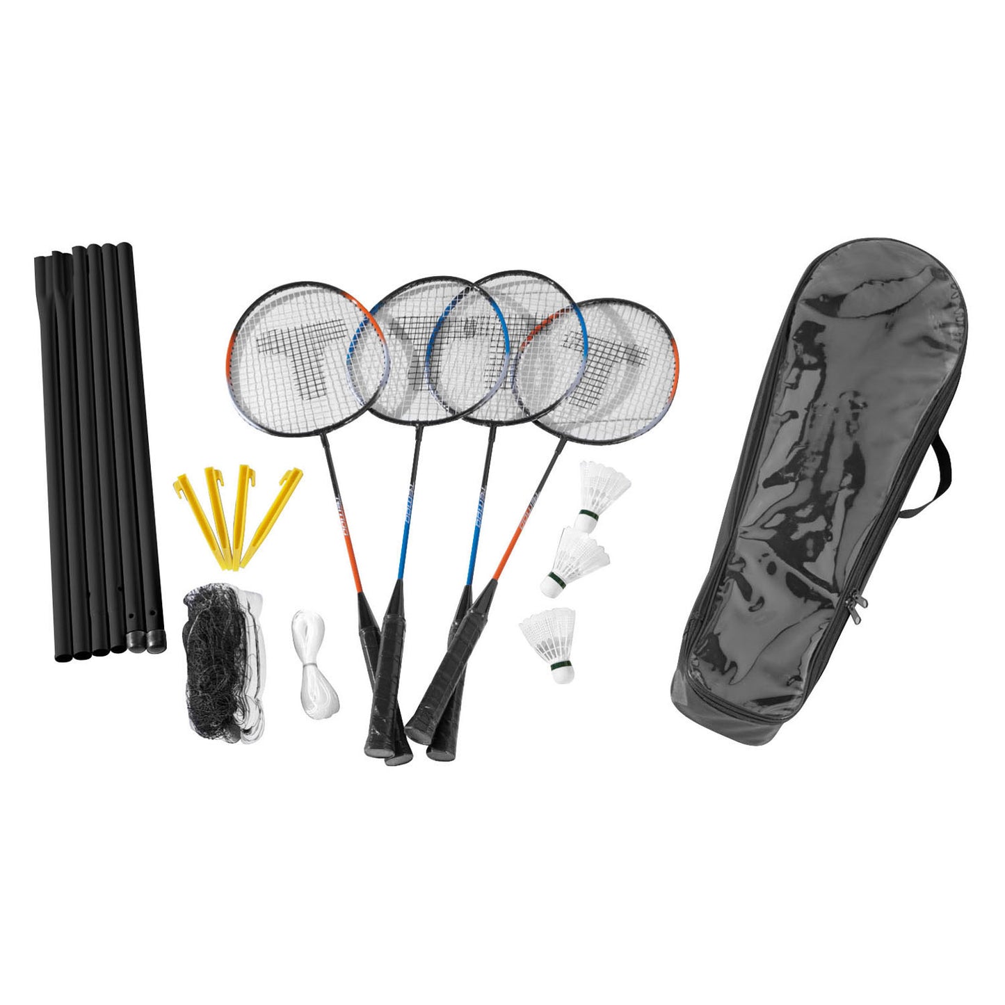 Complete badmintonset, 4 spelers