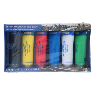 Acrylverf in Tube, 6st.