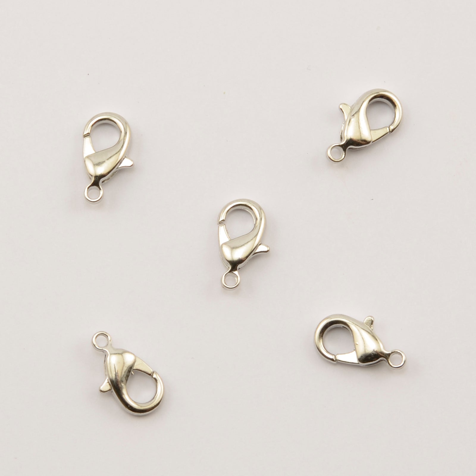 Vaessen creative • karabijnsluiting 11mm 144pcs silver