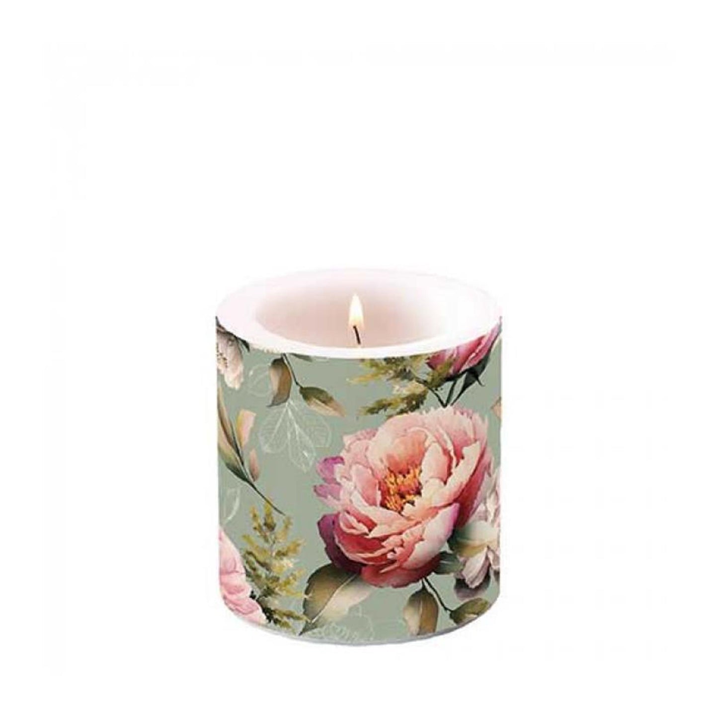 Ambiente kaars klein peonies composition