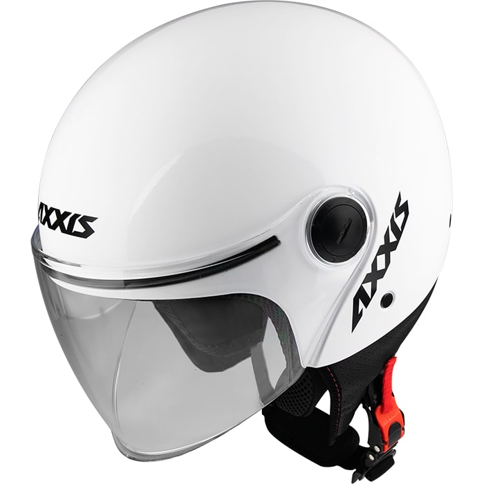 Axxis helm square solid glans wit m