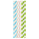 Duni papieren rietjes pastels 20cm pak a 25 stuks