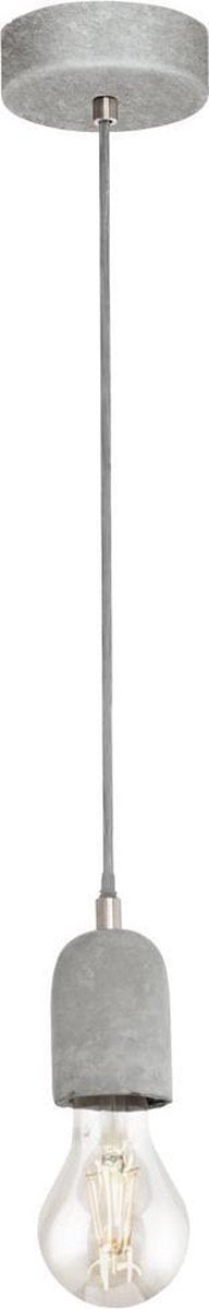Eglo silvares - hanglamp - 1 lichts - grijs