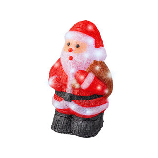 Led kerstman acryl steady buitenl.16.5cm x w.22cm x h.36cm