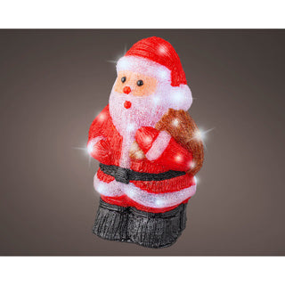Led kerstman acryl steady buitenl.16.5cm x w.22cm x h.36cm