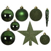 Kaemingk kerstballen polystyreen matt, shiny, glitter mix dia8cm