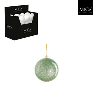 Bal onbreekbaar groen 24 stuks display - d8cm | 24 stuks