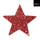 Edelman ster hangend rood - d40cm | 4 stuks