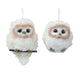 Kaemingk uil kunstbont 2assl.6cm x w.6cm x h.8cm | 6 stuks