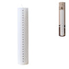 Senza adventskaars wit 5 x 25 cm | 12 stuks