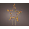 Kaemingk micro led stake light wicker steady buitenl.1 cm x w.48cm x h.54cm