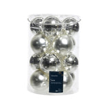 Kaemingk kerstballen glas shiny,matt mixdia8cm - afbeelding 1
