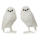 Kaemingk uil polyester 2assl.14cm x w.13cm x h.25cm