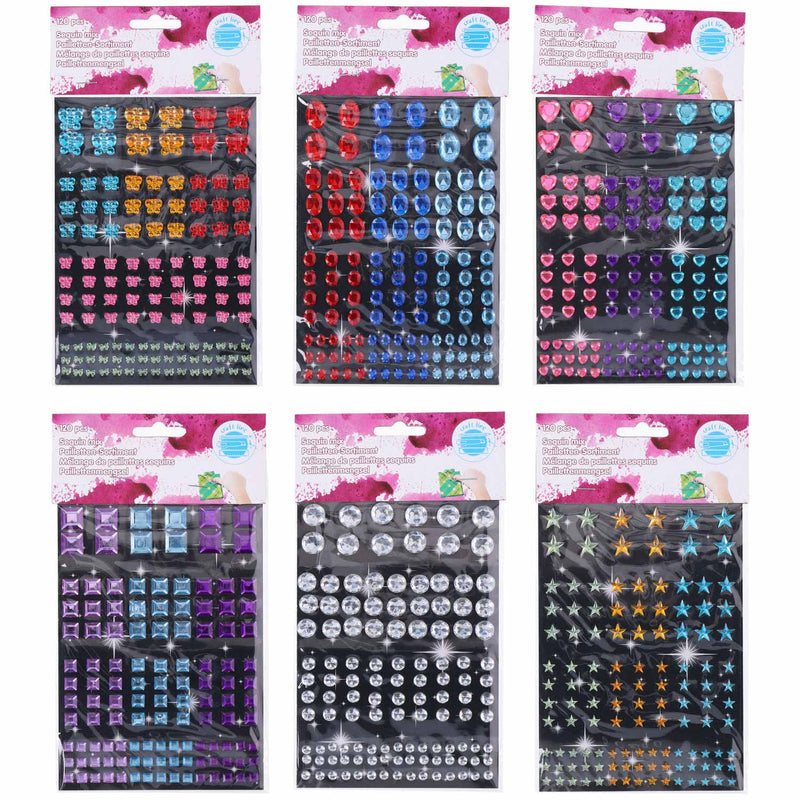 Diamanten stickers, 120st.