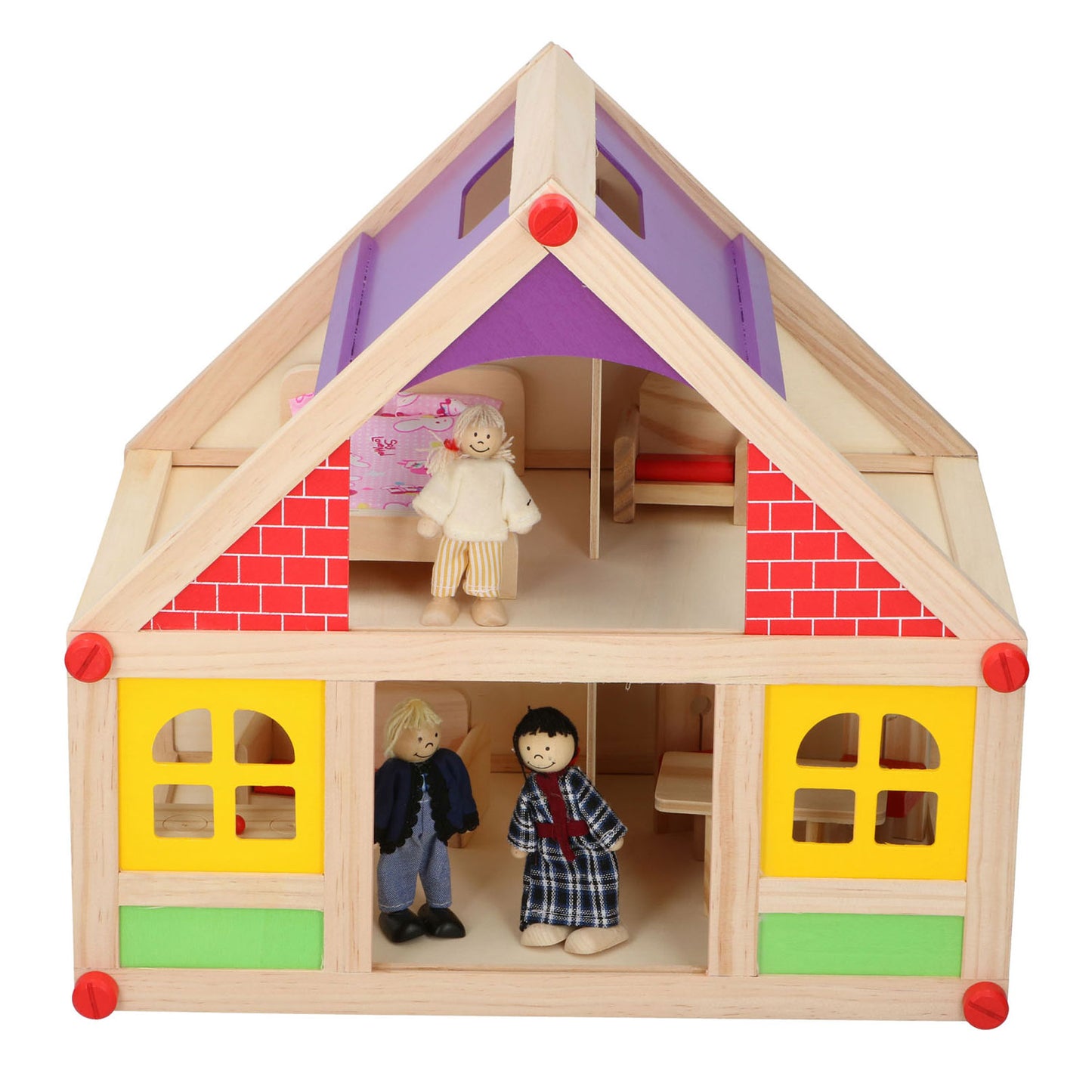 Houten Poppenhuis, 11dlg.