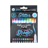 Acrylstiften Glitter, 10st. - afbeelding 1