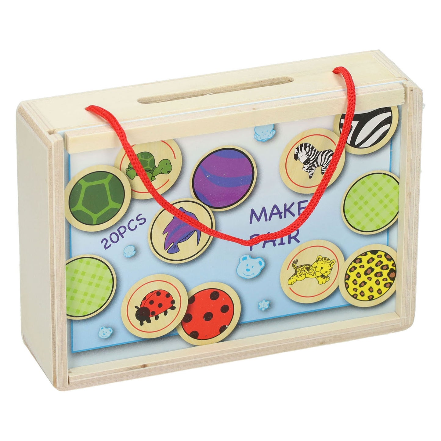 Marionettewood houten memory spel 20-delig