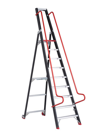 Altrex taurus enkel oploopbare magazijntrap tme 9 - 193209