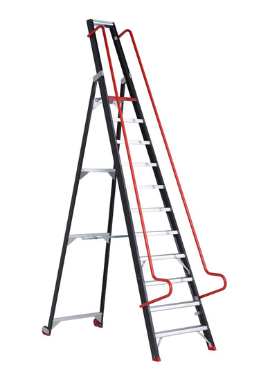 Altrex taurus enkel oploopbare magazijntrap tme 11 - 193211