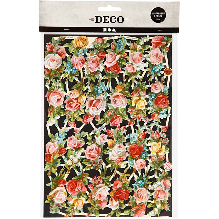 Http: www.cchobby.nl vintage-plaatjes-kleine-bloemen-vel-16-5x23-5-cm-2-vel-1-doos
