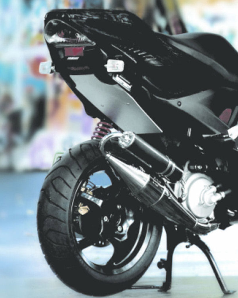 Opticparts df underseatcover opticparts yamaha aerox tot bj. 2014 aluminium mat zilver