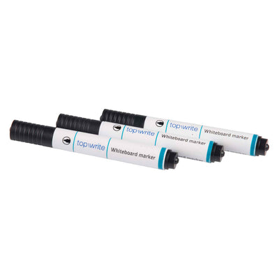 Whiteboardstift zwart, 3st.