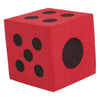 Gekleurde foam dobbelstenen - 4st.