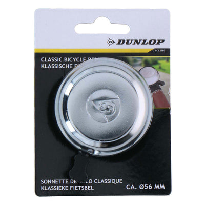 Dunlop klassieke zilveren fietsbel