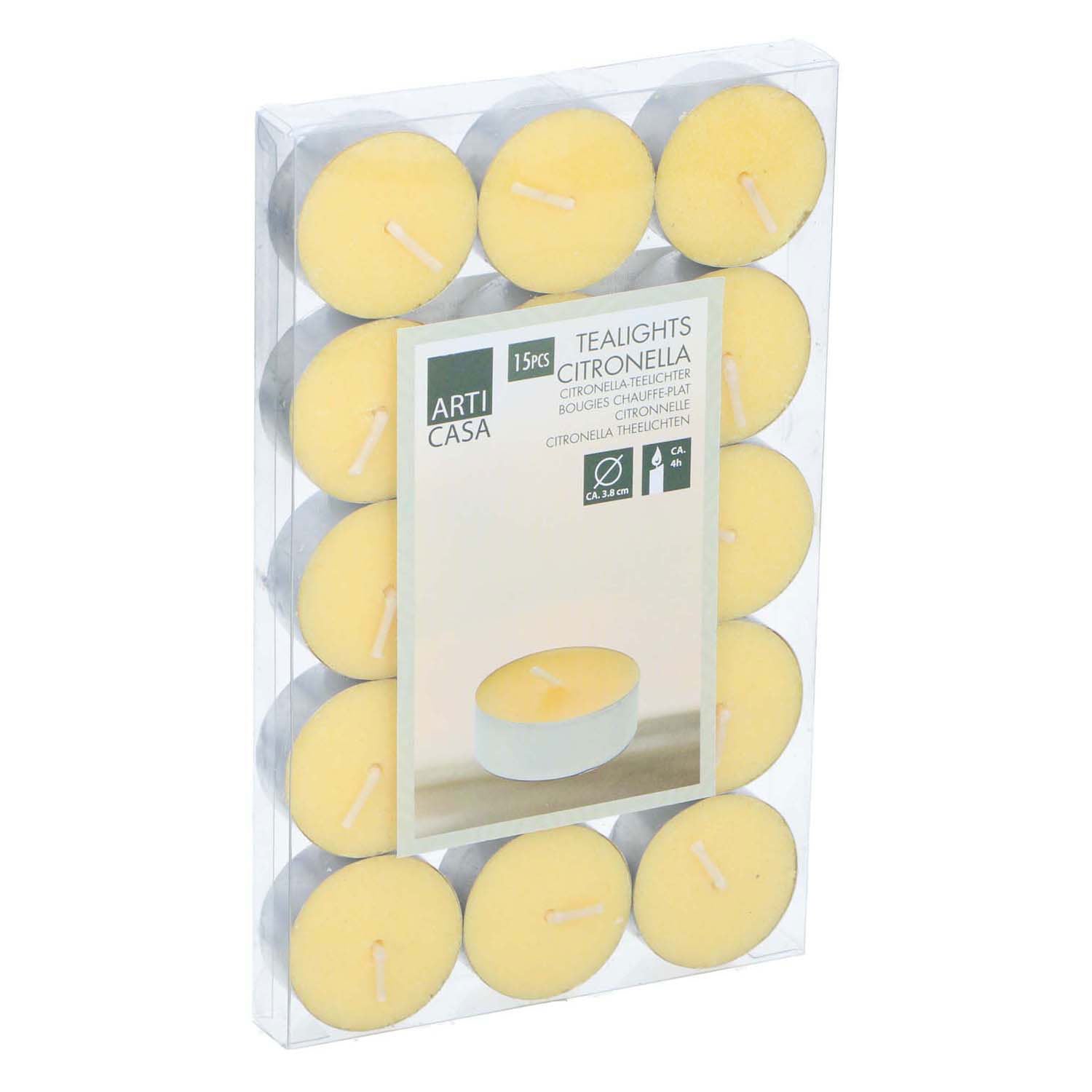 Citronellakaars buiten, 15st.