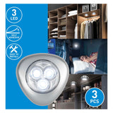 Druklamp led, 3st. - afbeelding 5