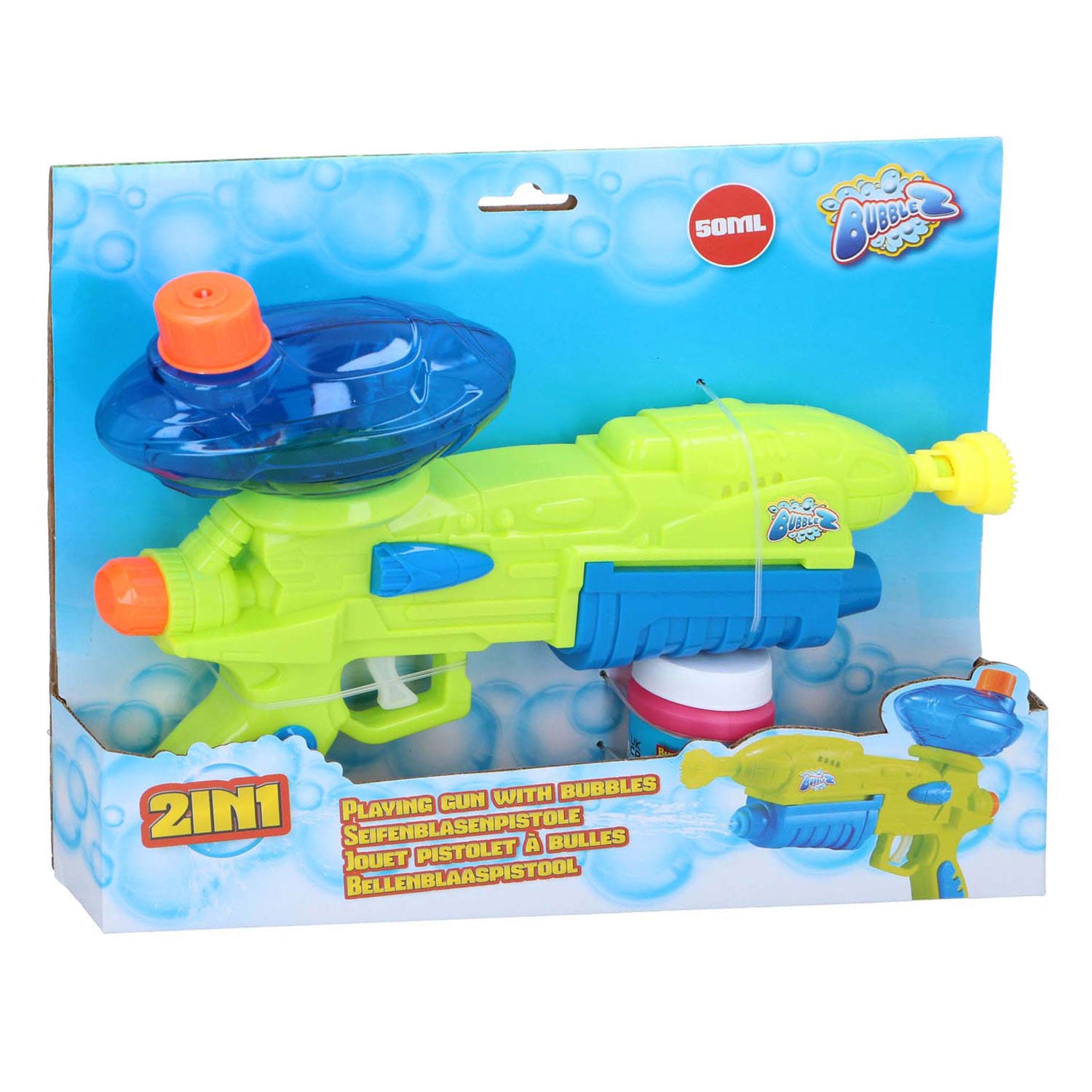 Eddy toys bellenblaaspistool 2in1