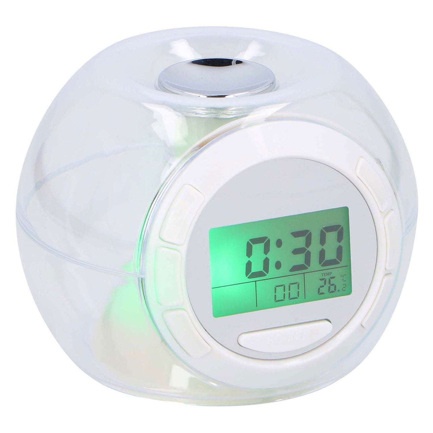 Klok en weerstation, 2 leds