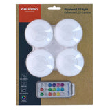 Kleurveranderende draadloze ledlamp, set van 4 - afbeelding 2