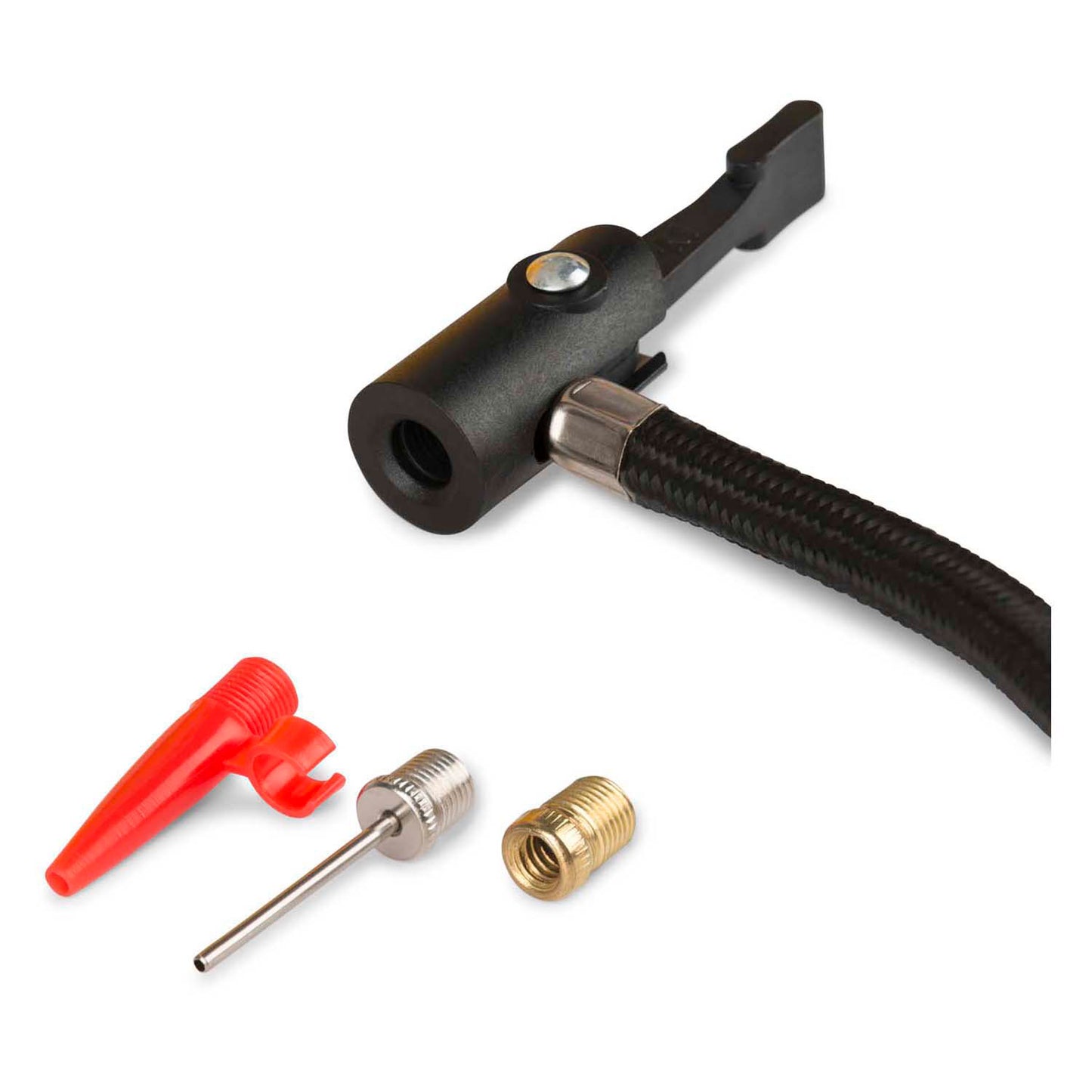 Dunlop voetpomp met manometer