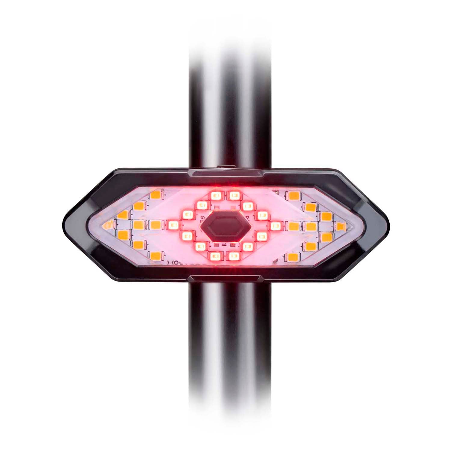 Dunlop fietslamp met richtingaanwijzer