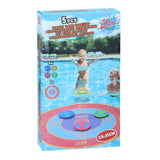 Eddy toys werpspel 5-delig - zwembad speelgoed kinderen - drijvend doelspel met schijven - spel voor water en tuin - diameter 65cm - multicolor - afbeelding 2