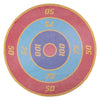 Eddy toys werpspel 5-delig - zwembad speelgoed kinderen - drijvend doelspel met schijven - spel voor water en tuin - diameter 65cm - multicolor