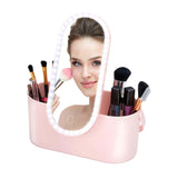 Reis-beautycase met led-spiegel - afbeelding 1