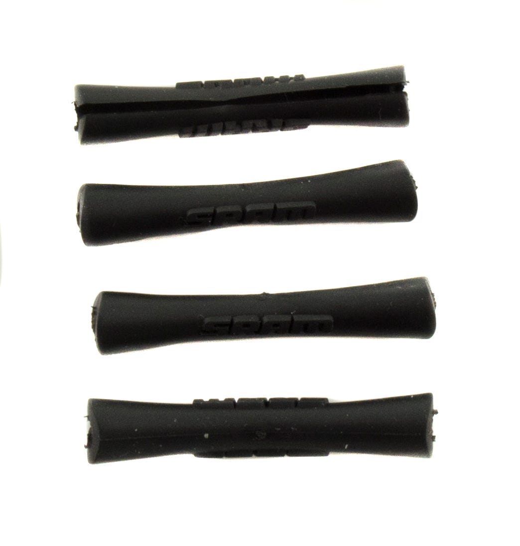 Sram kabeldeel frame beschermers 2x 4mm en 2x 5mm zwart