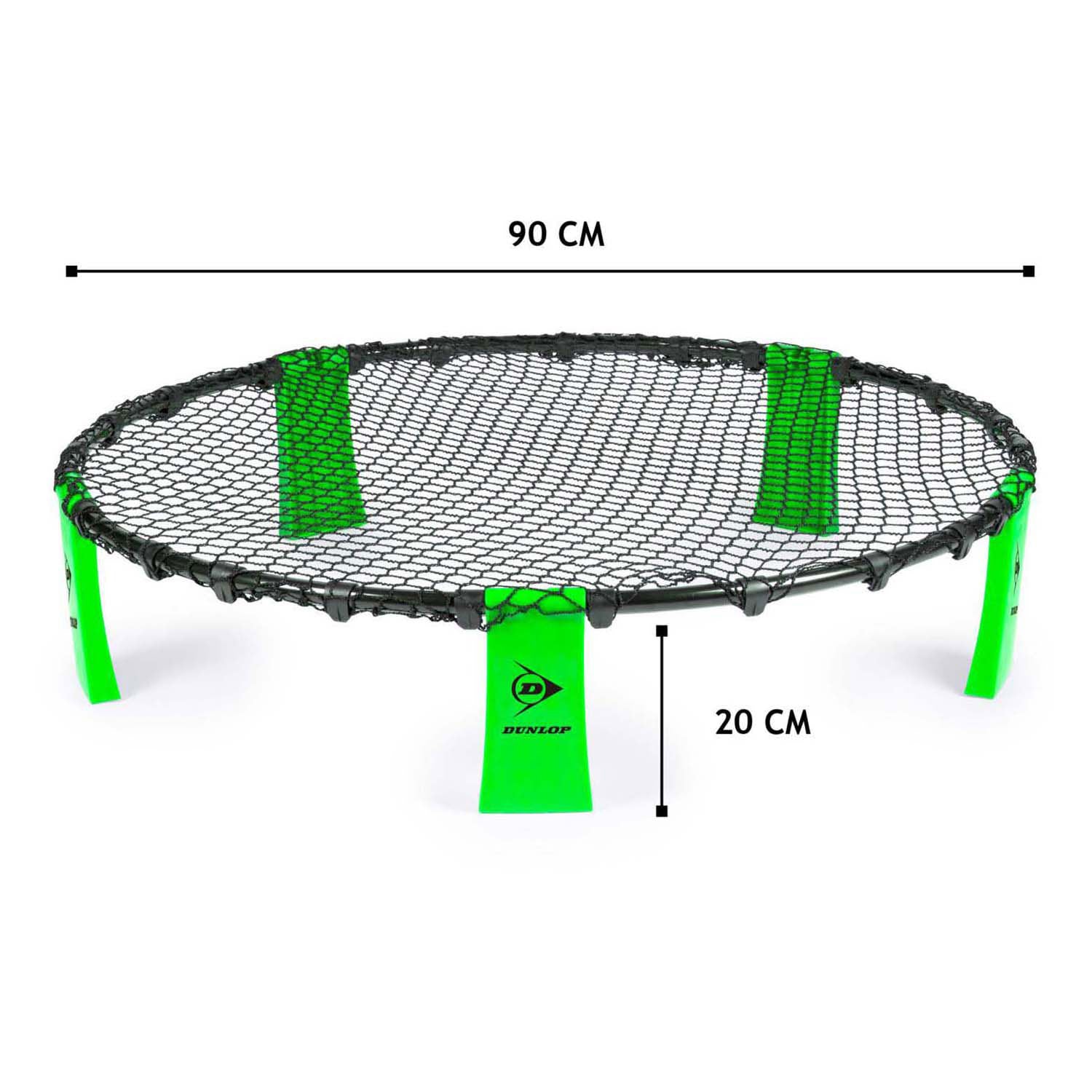 Dunlop vang-en werp spel spyderball | groen | 90cm