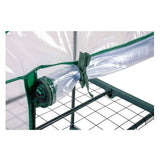 Kinzo kweekkas - broeikas tuinkas 69x49x125 cm - kweekbak met 3 verdiepingen - transparant broeikast design met ritssluiting - broeikas kweekkas voor groenten kweken - groen - afbeelding 5
