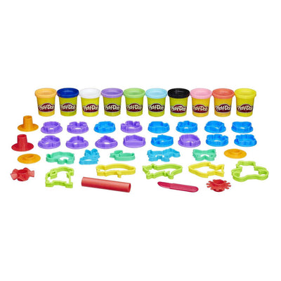 Play-doh toolkit met +30 onderdelen 10 kleipotjes