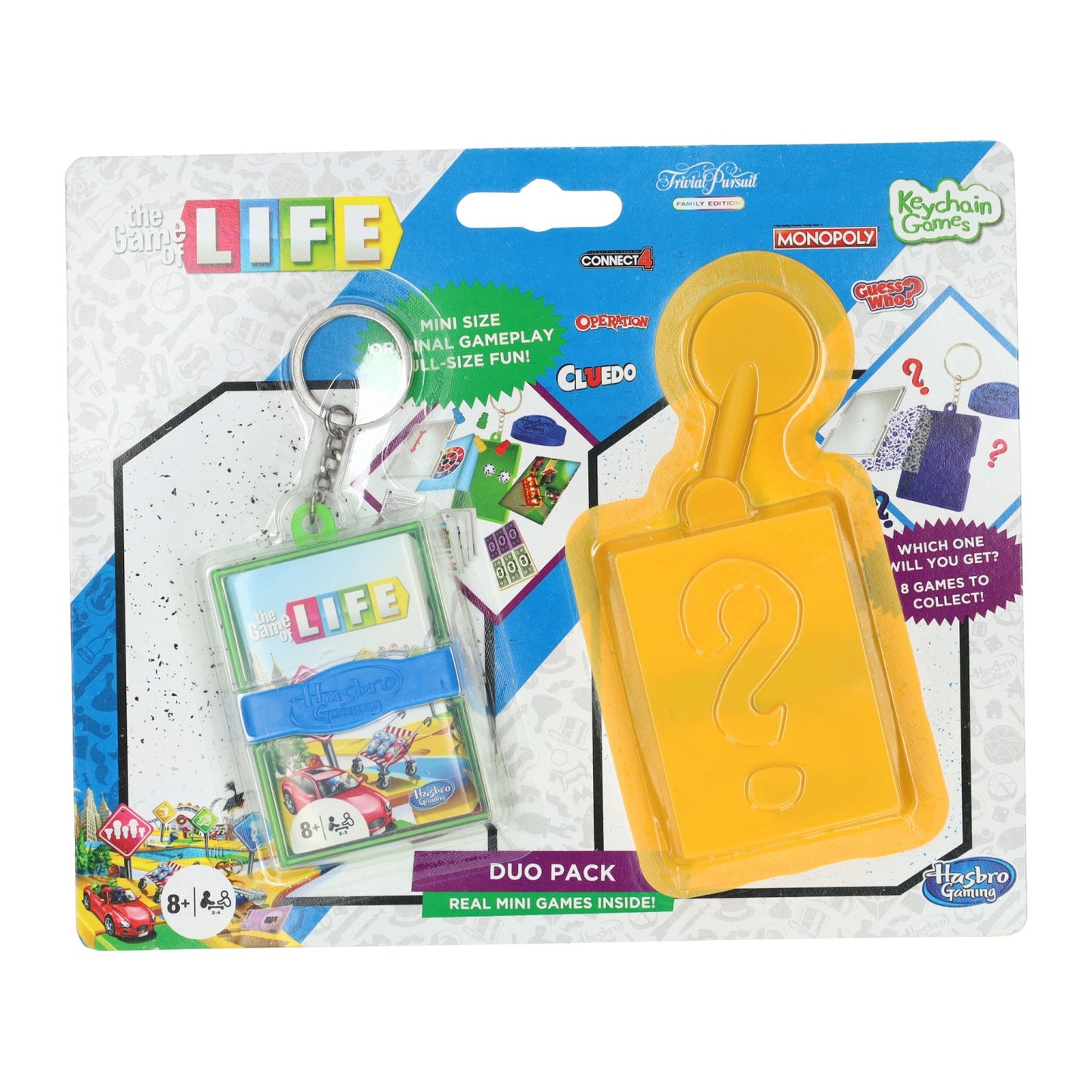 Hasbro mini game sleutelhanger levensweg