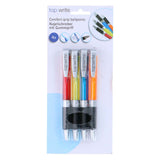 Balpennen met grip, 4st. - afbeelding 2