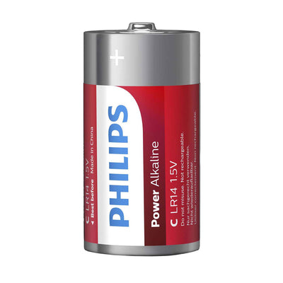 Philips batterij powerlife battery powerlife lr14 baby 2 in blister