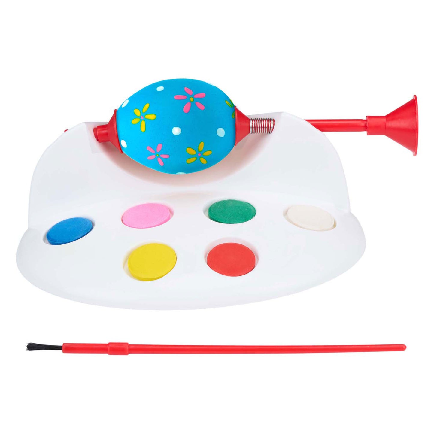 Eierverfset met penseel