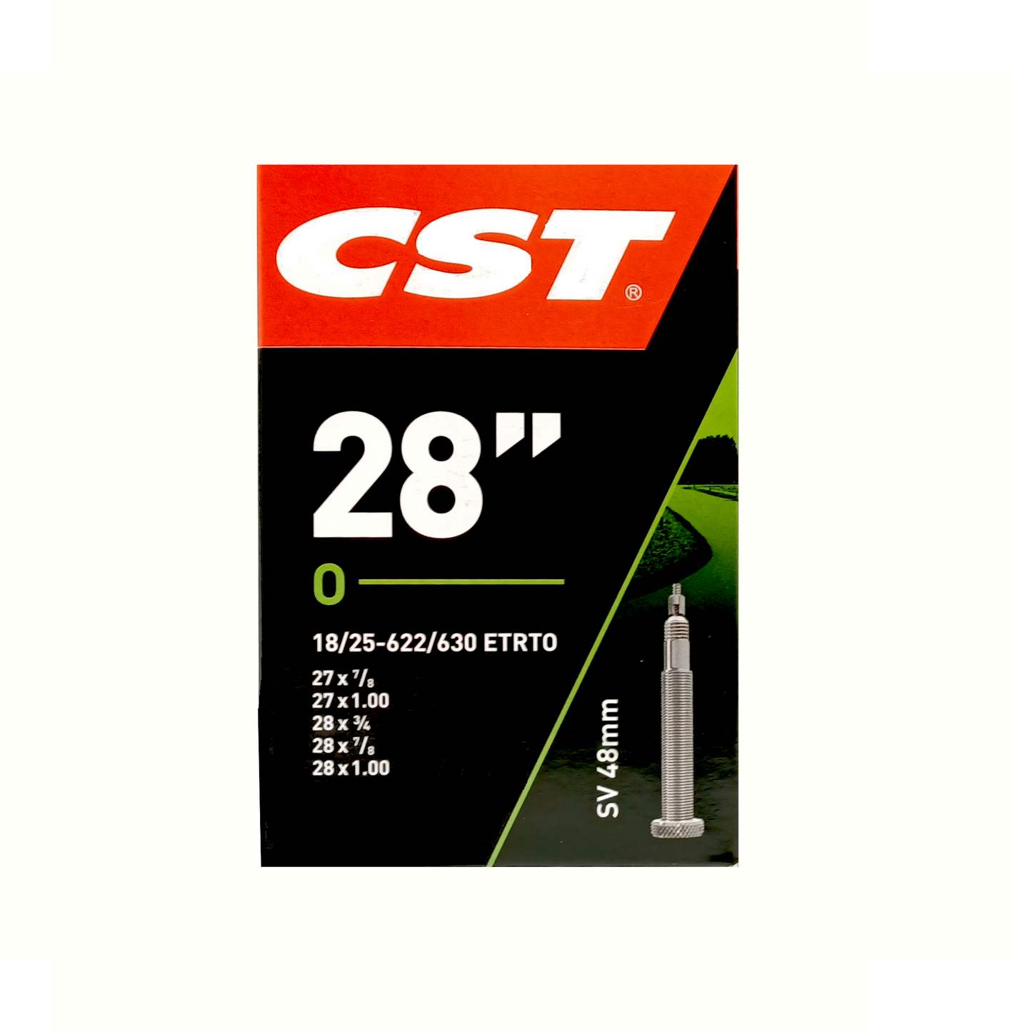 Cst Binnenband sv15 race 28 inch 18 25-622 sv 48 mm 071504
