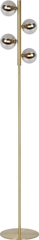 Lucide tycho - vloerlamp - 4xg9 - mat goud messing
