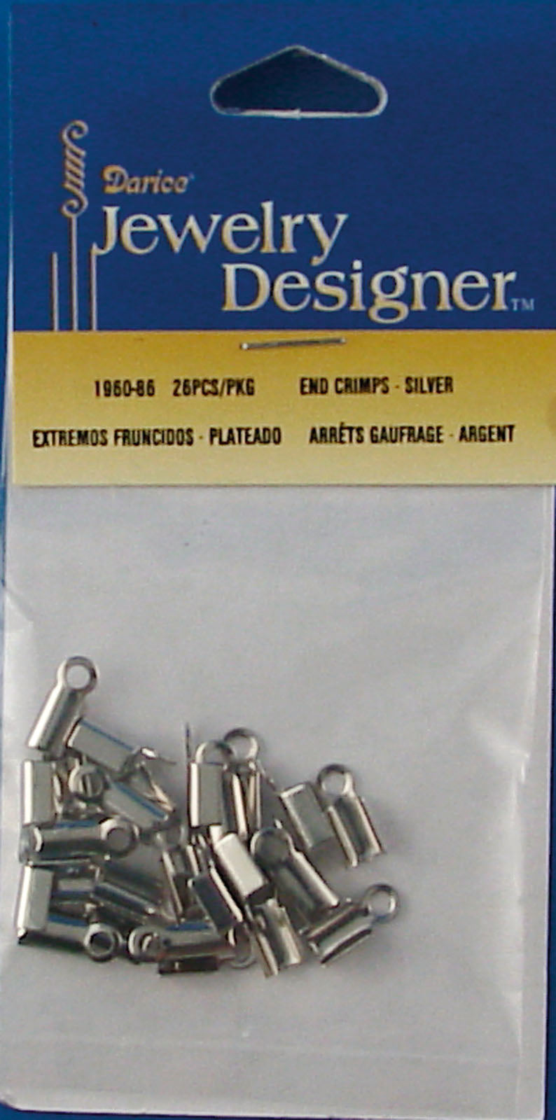 Vaessen creative • leerklem 9mm 26pcs silver