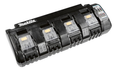Makita dc18sf oplader met 4 poorten welke 2 accu's tegelijk oplaadt - 196426-3